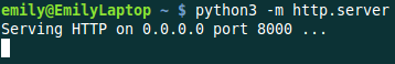 Using SimpleHTTPServer with Python3